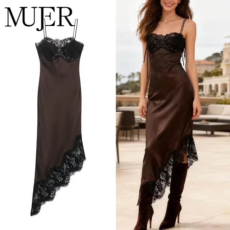 [FW26-075] Midi Dress Satin