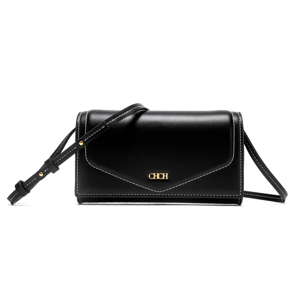 [FW26-036] Women's Shoulder Bag 2025 Autumn New Black Simple Magnetic Buckle Flip Small Square