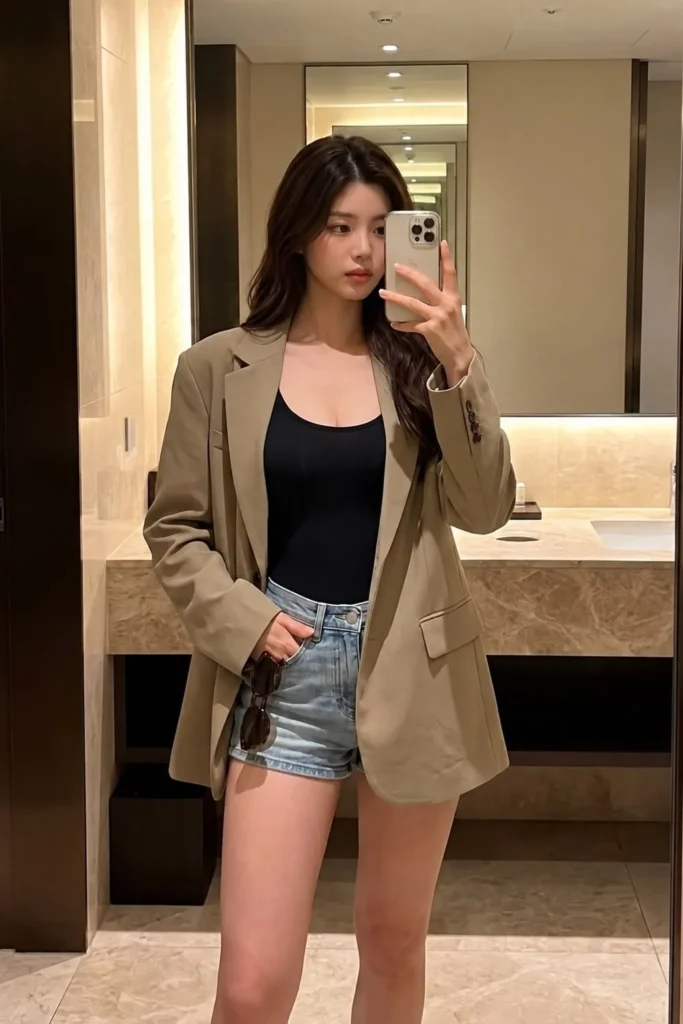 [FW26-093] Blazer Cardigan Jacket