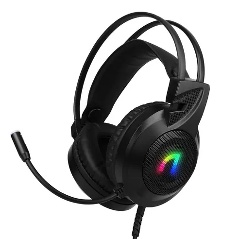 앱코 가상 7.1 RGB 노이즈 캔슬링 마이크 게이밍 헤드셋 N460