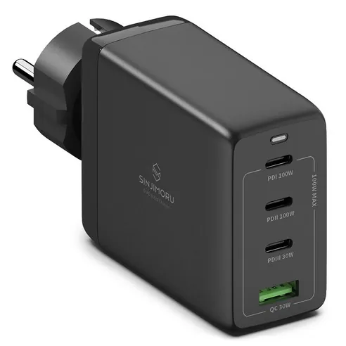 신지모루 오피디 100W GaN PD 접지 멀티 4포트 PPS…