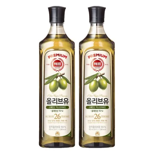 해표 압착 올리브유 900ml