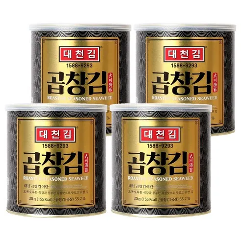 대천김 곱창김 캔 30g