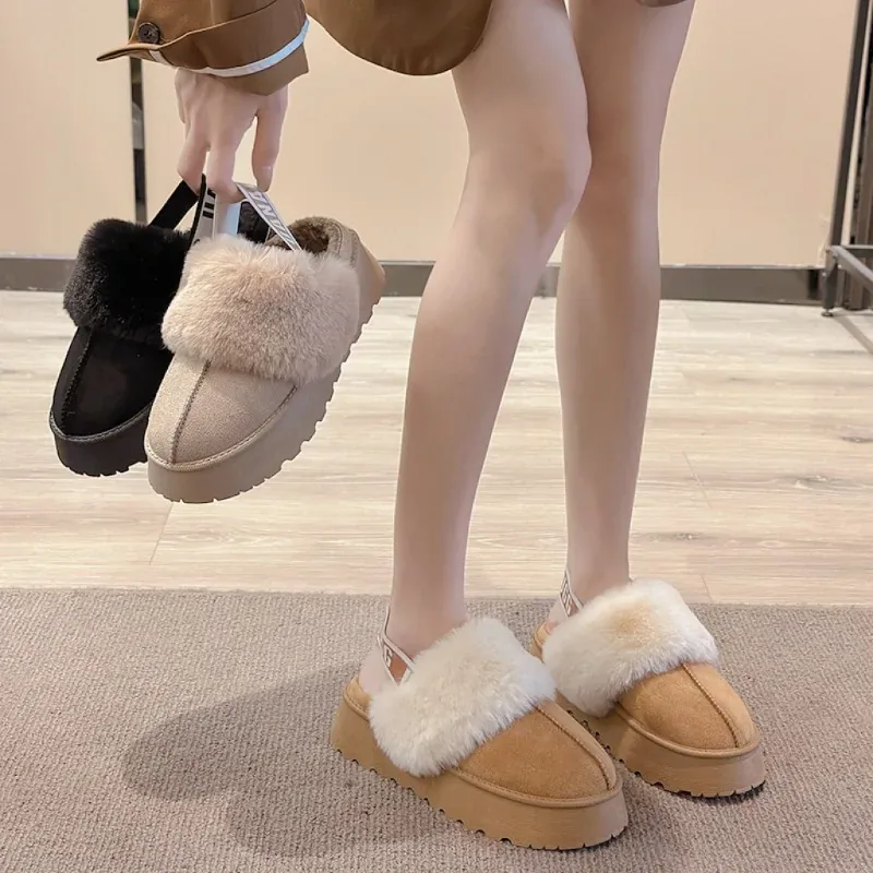 [FW26-201] Snow Boots For Women - Fur Lined With Thick Fleece And Warm