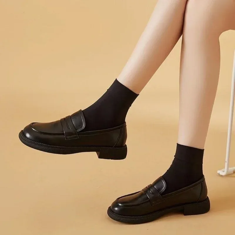 [FW26-235] Soft Sole Loafers - Comfortable Slip-On Flats, Suitable For