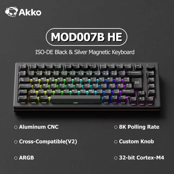 아코 MOD007B HE 마그네틱 75% 알루미늄