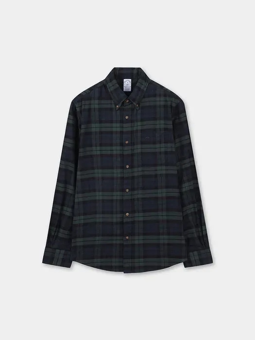 [M26-177] 브룩스브라더스 플란넬 블랙와치 셔츠 멀티