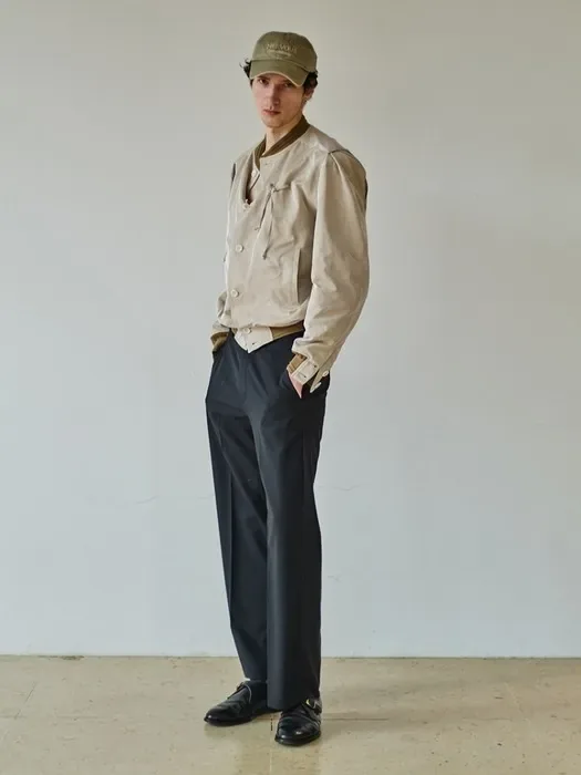 [M26-313] 너버스 윌로우 팬츠 _ 블랙 울
